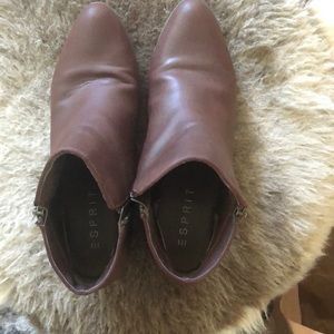 Brown ESPRIT booties 8.5
